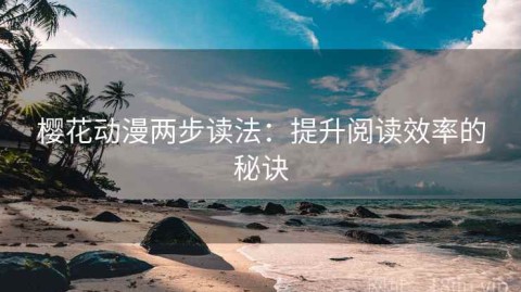 樱花动漫两步读法：提升阅读效率的秘诀