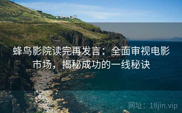 蜂鸟影院读完再发言：全面审视电影市场，揭秘成功的一线秘诀